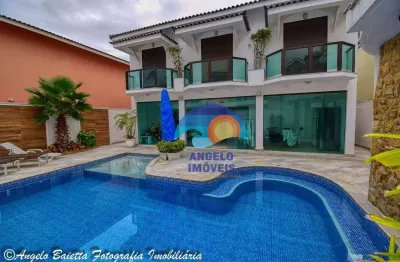 Sobrado em condomínio fechado frente mar com 4 dormitórios à venda, 240 m² - peruíbe/sp