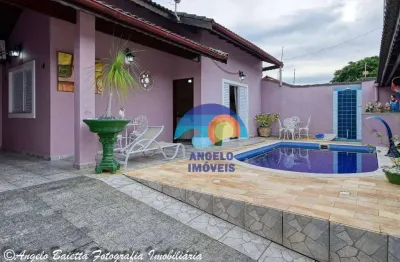 Casa com 3 dormitórios à venda, 160 m² por r$ 800.000,00 - balneário três marias - peruíbe/sp