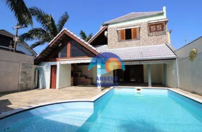 Sobrado com 6 dormitórios à venda, 287 m² por r$ 1.200.000,00 - centro - peruíbe/sp
