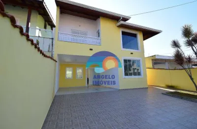Sobrado lado praia com 4 dormitórios à venda, 245 m² por r$ 850.000 - cidade balneária peruibe-scipel - peruíbe/sp