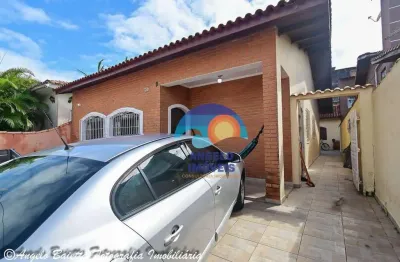 Casa lado praia com 3 dormitórios à venda, 139 m² por r$ 450.000 - balneário três marias - peruíbe/sp