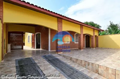 Casa com 3 dormitórios à venda, 150 m² por r$ 500.000,00 - balneário florida - peruíbe/sp