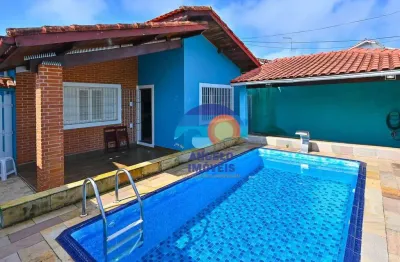 Casa com piscina, 3 quartos à venda, 130 m² por r$ 410.000 - centro - peruíbe/sp