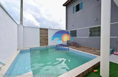 Sobrado com 3 dormitórios à venda, 120 m² por r$ 445.000,00 - flora rica ii - peruíbe/sp