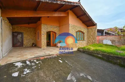 Casa lado praia em 2 lotes com 3 dormitórios à venda, 199 m² por r$ 650.000 - parque balneário oásis - peruíbe/sp