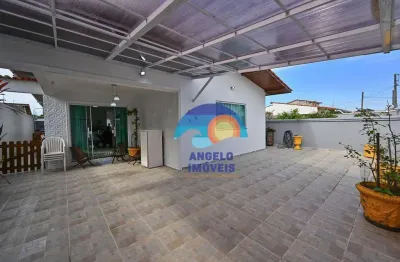 Casa em 2 lotes com 2 dormitórios à venda, 164 m² por r$ 950.000 - balneario florida - peruíbe/sp