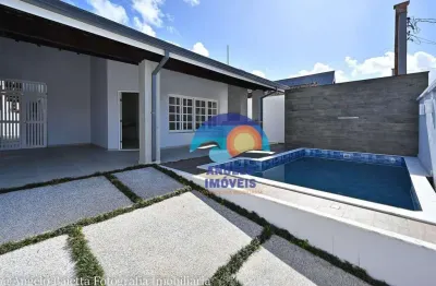 Casa lado praia com 3 dormitórios à venda por r$ 800.000 - parque balneário oásis - peruíbe/sp