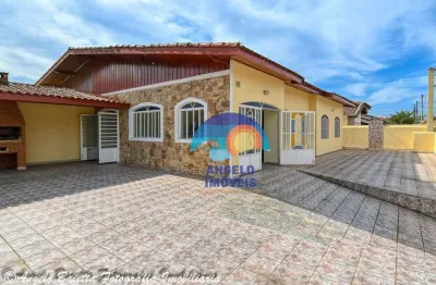Casa com 3 dormitórios à venda, 97 m² por r$ 390.000,00 - balneário florida - peruíbe/sp