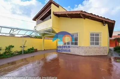 Casa a 50 metros da praia com 3 dormitórios à venda, 161 m² - jardim ribamar - peruíbe/sp