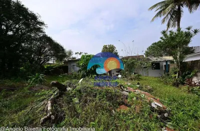 Terreno lado praia à venda, 350 m² por r$ 430.000 - centro - peruíbe/sp