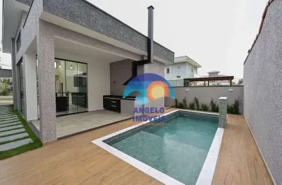 Casa com 3 dormitórios, 2 suítes, à venda, 143 m² por r$ 1.100.000 - jardim três marias - peruíbe/sp