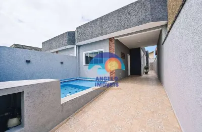 Casa com 2 dormitórios à venda, 87 m² por r$ 399.000,00 - flora rica ii - peruíbe/sp