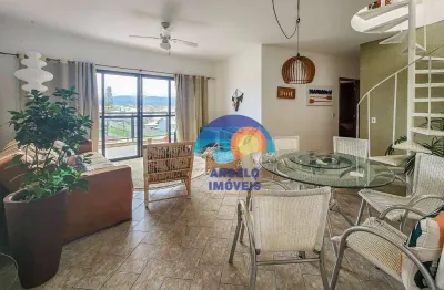 Cobertura com 3 dormitórios à venda, 130 m² por r$ 650.000,00 - balneario samburá - peruíbe/sp