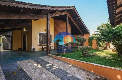 Casa lado praia com 3 dormitórios à venda, 197 m² por r$ 500.000 - estância balneária convento velho - peruíbe/sp