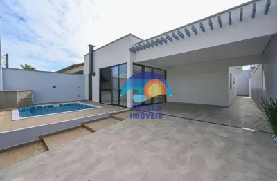 Casa com 3 dormitórios à venda, 135 m² por r$ 750.000,00 - balneário são joão batista - peruíbe/sp