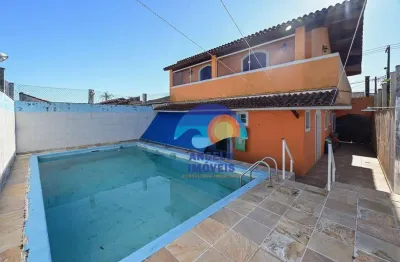 Sobrado com 4 dormitórios à venda, 204 m² por r$ 600.000,00 - balneário três marias - peruíbe/sp