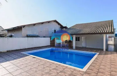 Casa com 3 dormitórios à venda, 140 m² por r$ 590.000,00 - estância balneária maria helena novaes - peruíbe/sp