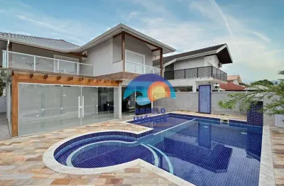 Sobrado com 5 dormitórios à venda, 350 m² por r$ 1.900.000,00 - bougainvillee iii - peruíbe/sp