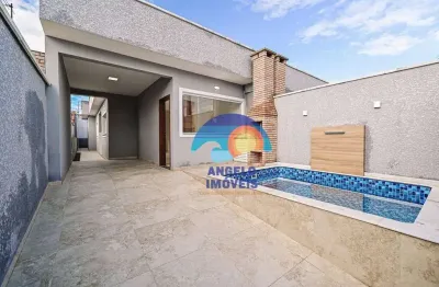 Casa com 2 dormitórios à venda, 80 m² por r$ 380.000,00 - balneário são joão batista - peruíbe/sp