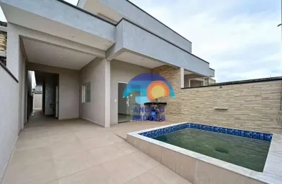Casa com 3 quartos à venda, 87 m² por r$ 450.000 - flora rica ii - peruíbe/sp