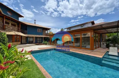 Casa com 5 dormitórios, 630 m² - venda por r$ 4.000.000,00 ou aluguel por r$ 21.340,00/mês - bougainvillee ii - peruíbe/sp
