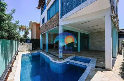 Sobrado com 4 dormitórios à venda, 423 m² por r$ 2.100.000,00 - bougainvillee ii - peruíbe/sp