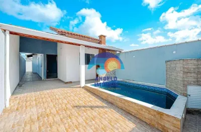 Casa com 2 dormitórios à venda, 86 m² por r$ 330.000,00 - flora rica ii - peruíbe/sp