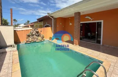 Casa com 3 dormitórios à venda, 168 m² por r$ 600.000,00 - parque balneario oasis - peruíbe/sp
