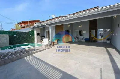 Sobrado com 4 dormitórios à venda, 206 m² por r$ 745.000 - parque balneário oásis - peruíbe/sp