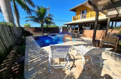 Sobrado com 5 dormitórios à venda, 339 m² por r$ 2.700.000 - bougainvillee iv - peruíbe/sp
