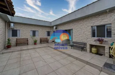 Casa com 3 dormitórios, 220 m² - venda por r$ 500.000,00 ou aluguel por r$ 2.700,00/mês - jardim peruíbe - peruíbe/sp