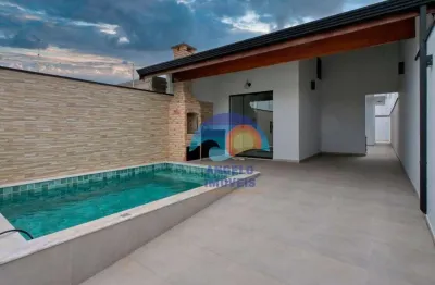 Casa com 2 dormitórios à venda, 82 m² por r$ 430.000 - flora rica ii - peruíbe/sp