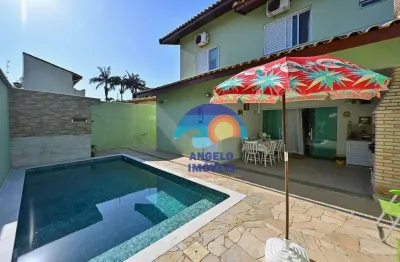 Sobrado com 4 dormitórios à venda, 190 m² por r$ 880.000,00 - balneário são joão batista - peruíbe/sp