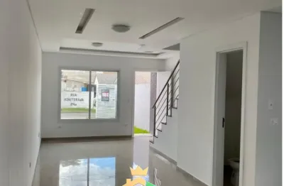 Sobrado novo a venda no ganchinho novo r$469.000,00, excelente acabamento