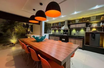 Casa à venda, 4 quartos, 4 suítes, 1 vaga, jardim karaíba - uberlândia/mg