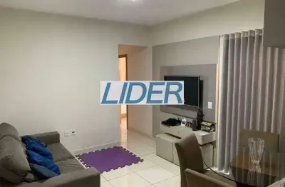 Apartamento à venda, 2 quartos, 1 suíte, 2 vagas, jardim karaíba - uberlândia/mg