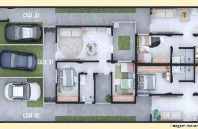 Casa à venda, 2 quartos, 1 vaga, morumbi - uberlândia/mg