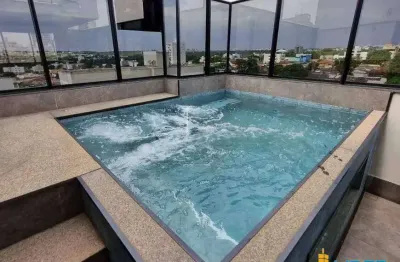Cobertura à venda, 3 quartos, 1 suíte, 2 vagas, santa mônica - uberlândia/mg