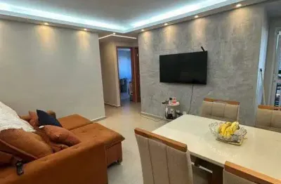 Excelente apartamento com 75,00m2 de área privativa à venda em condomínio vertical com área de lazer completa no bairro grand ville