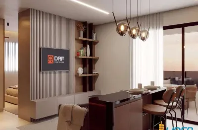Apartamento à venda, 1 quarto, 1 suíte, 1 vaga, santa mônica - uberlândia/mg