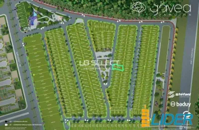 Excelente terreno com 360m2 à venda no condomínio aberto gávea jardins