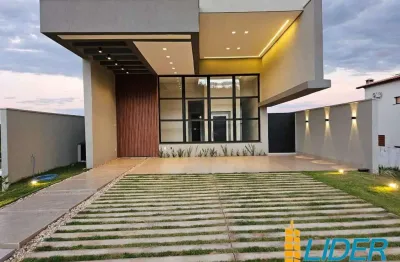 Casa em condomínio à venda, 3 quartos, 2 suítes, 2 vagas, granja marileusa - uberlândia/mg