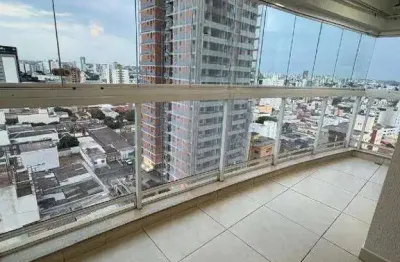 Belíssimo apartamento com 110m2 de área privativa, todo montado de armários planejados em condomínio com área de lazer completa no centro