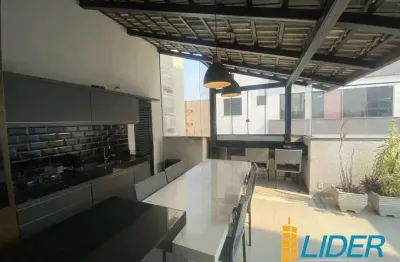 Cobertura à venda, 3 quartos, 2 suítes, 1 vaga, santa mônica - uberlândia/mg