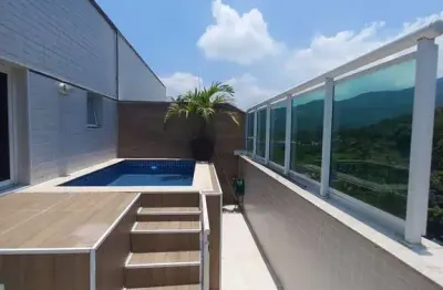 Apartamento cobertura em vargem pequena, rio de janeiro/rj