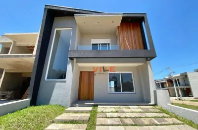 Casa à venda de 03 dormitórios no condomínio bella vita central  park em cachoeirinha-rs