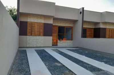 Casa com 2 dormitórios à venda, 52 m² - jardim do cedro - gravataí/rs