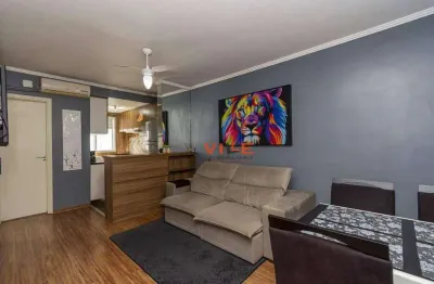 Apartamento com 2 dormitórios à venda, 48 m² - passo das pedras - gravataí/rs