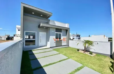 Casa 02 dormitórios sendo 1 suíte à venda no bairro reserva bela vista em gravataí