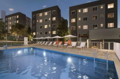 Apartamento com 2 dormitórios à venda, 45 m² por r$ 195.000,00 - morada do vale i - gravataí/rs